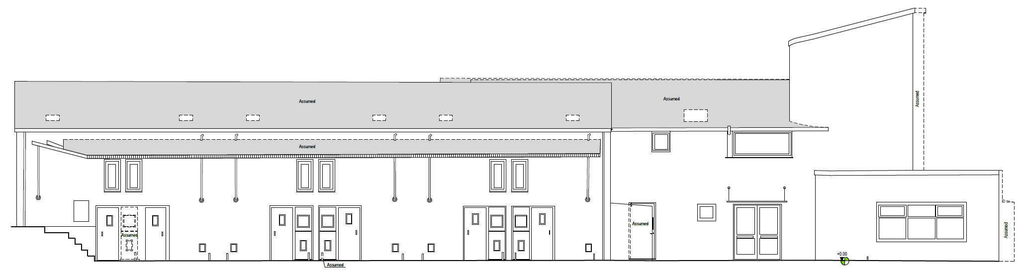 06_Existing side elevation 2